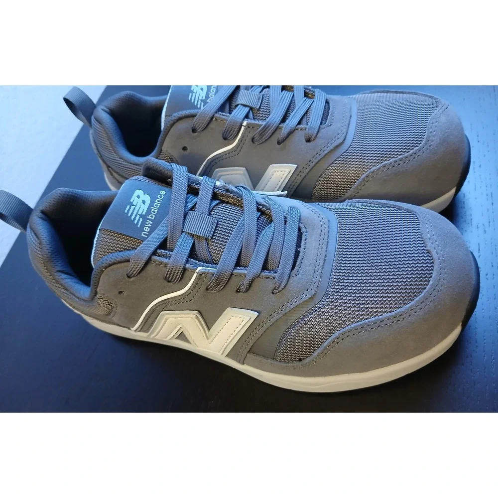 New Balance WUELEHM2 Womens Grey Composite Toe Slip Resistant Work Shoes 10 NEW